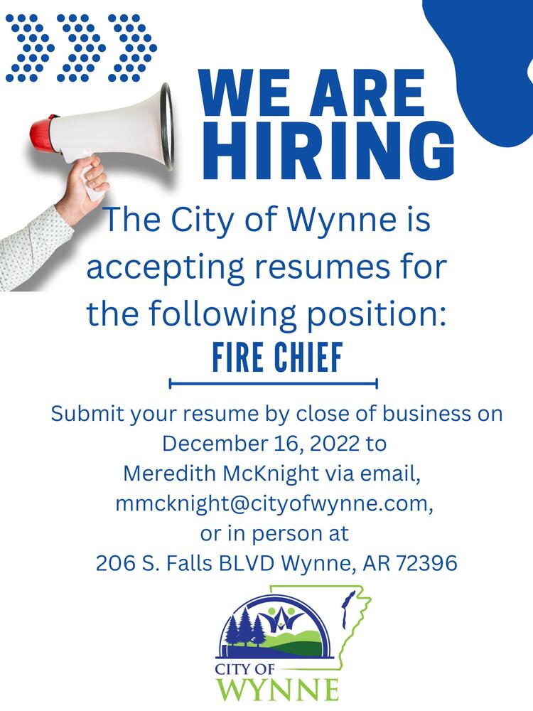 Fire chief advertisement