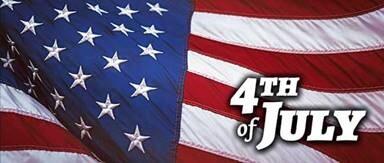 United States flag with words